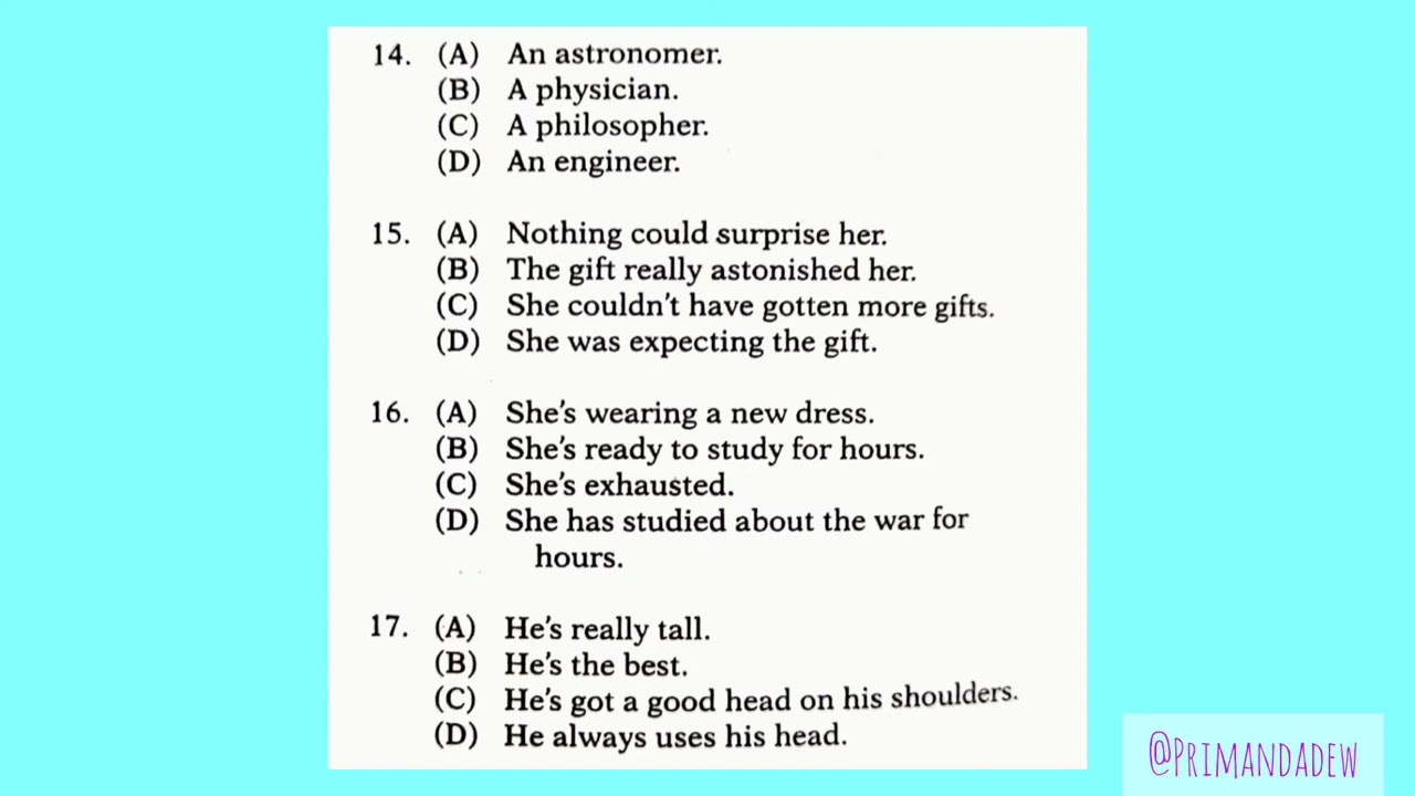 Longman Preparation for TOEFL || Listening CT 2