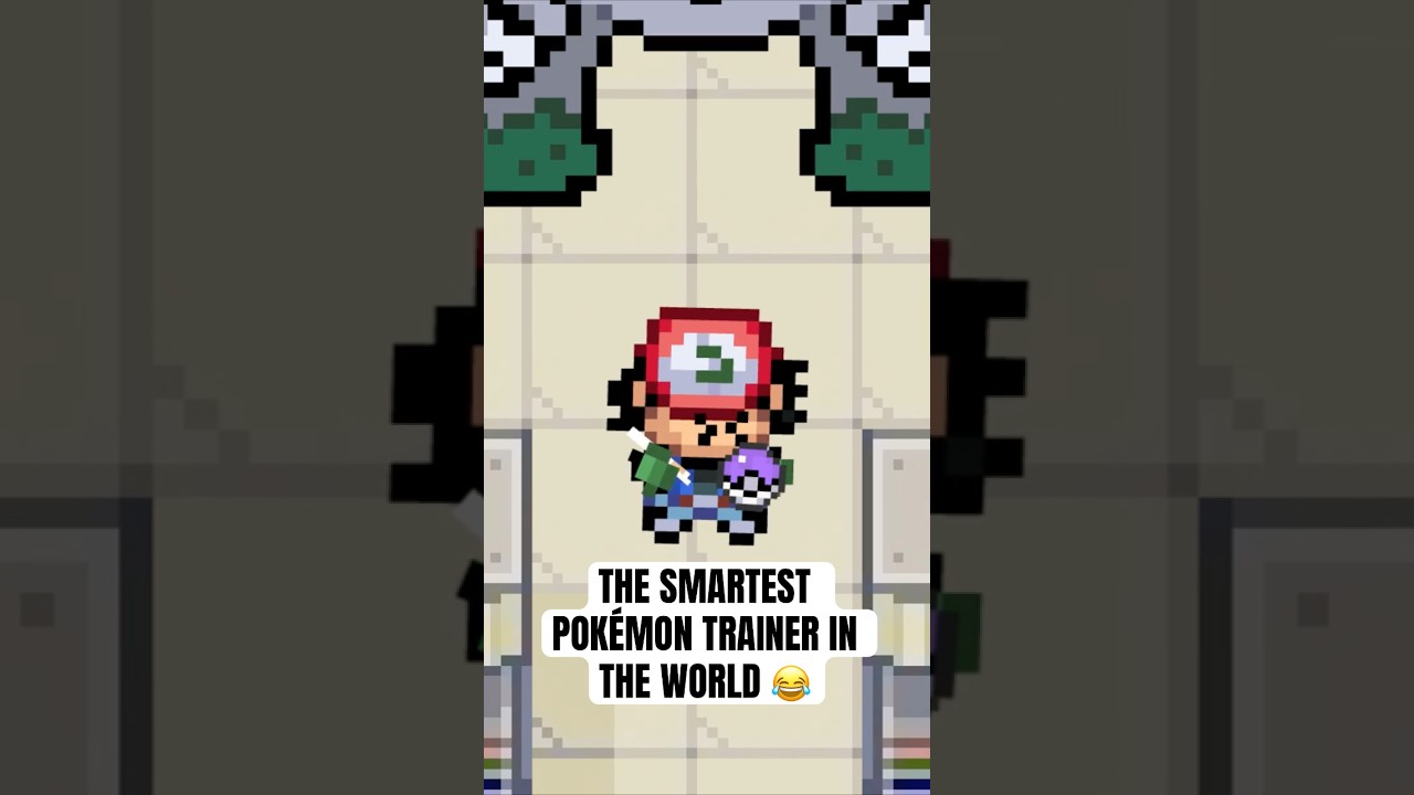 The smartest Pokemon trainer in the world 😂 #pokemon #shorts