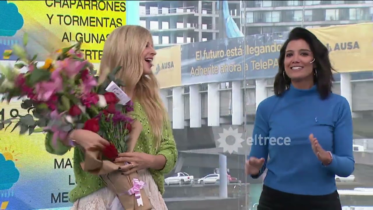 El marido de Marina Se&ntilde;uk la sorprendi&oacute; al aire por su cumplea&ntilde;os y le regal&oacute;  un 