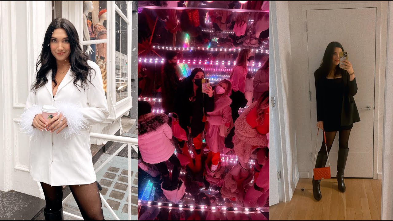 NYC days in my life | valentines day, NYFW events + outfits i have been wearing !