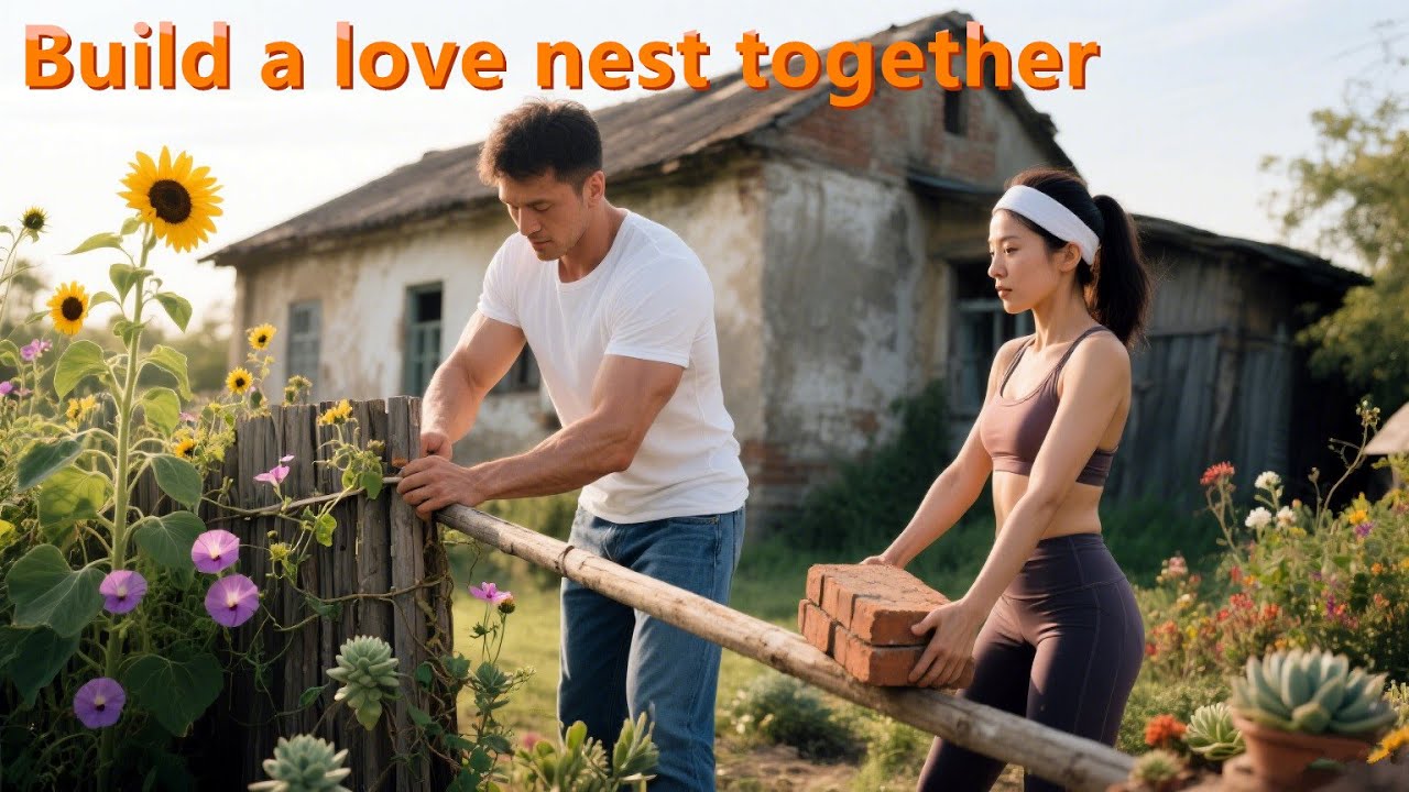 The young man and his fiancée renovated an old house into a love nest🏠​#house #renovation#building