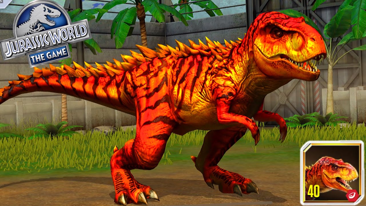 Jurassic World: The Game EP16 TYRANNOSAURUS [T-REX] LV MAX