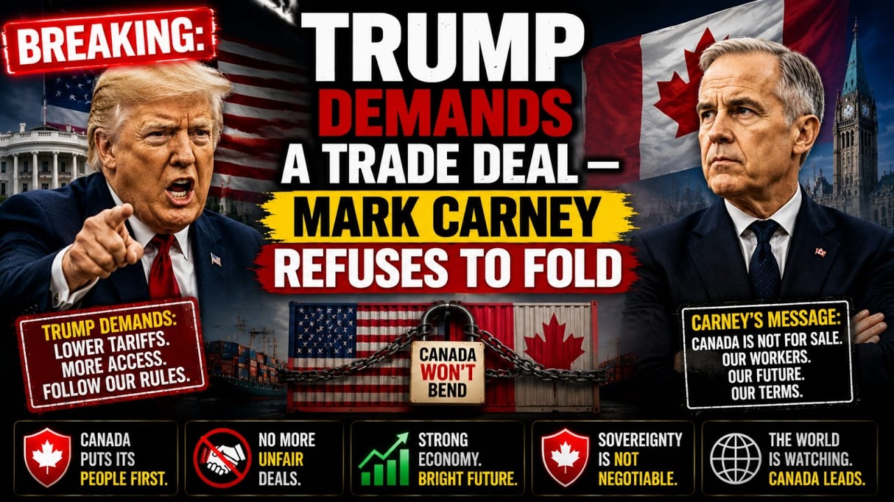 BREAKING: Trump Demands a Trade Deal &mdash; Mark Carney Refuses to Fold