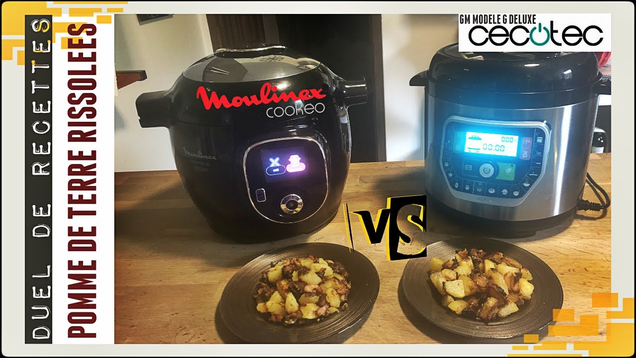 DUEL DE RECETTES : POMME DE TERRE RISSOLEES (Cookeo VS GM Modèle G par Sand Cook&Look)