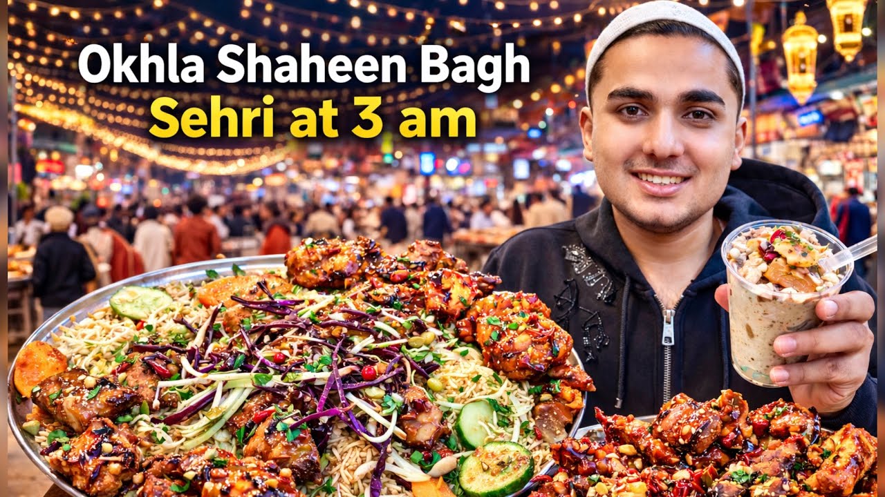 Shaheen Bagh Okhla 😍Raat ke 3:00 baje sehri karne Gaye 😝full crowd 😟Alfam Mandi🔥