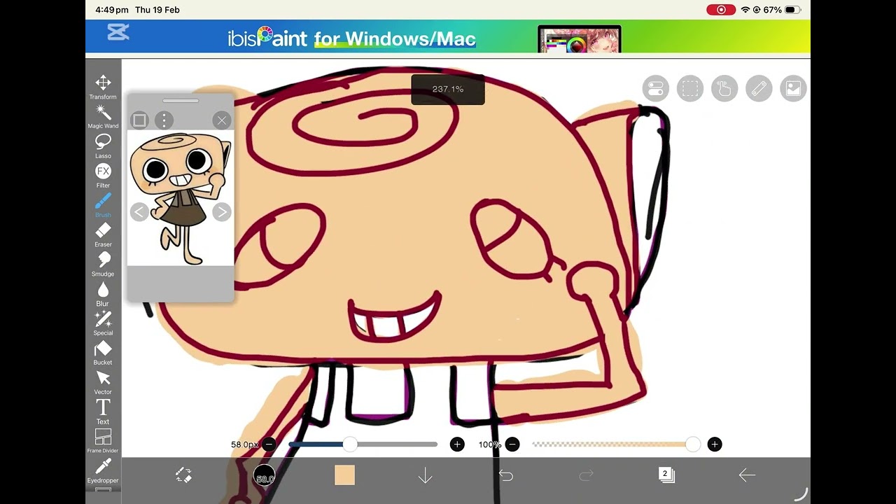 Shelly drawing 