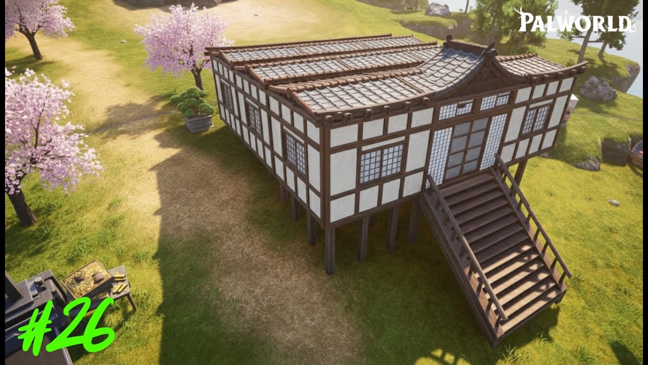 I Made this Japanese Style House in Palworld || PALWORLD || #26