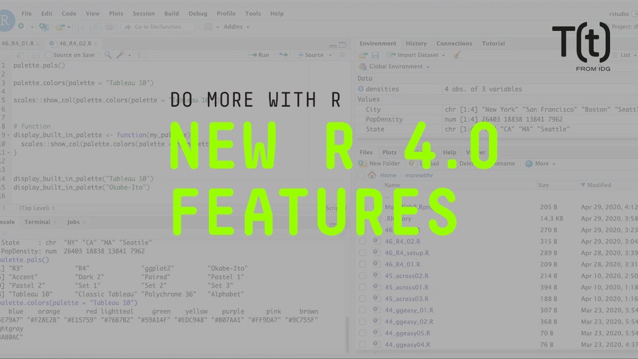 R 4.0: 3 new features