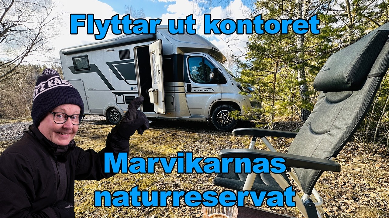 Husbil till Marvikarnas naturreservat - maj 2025