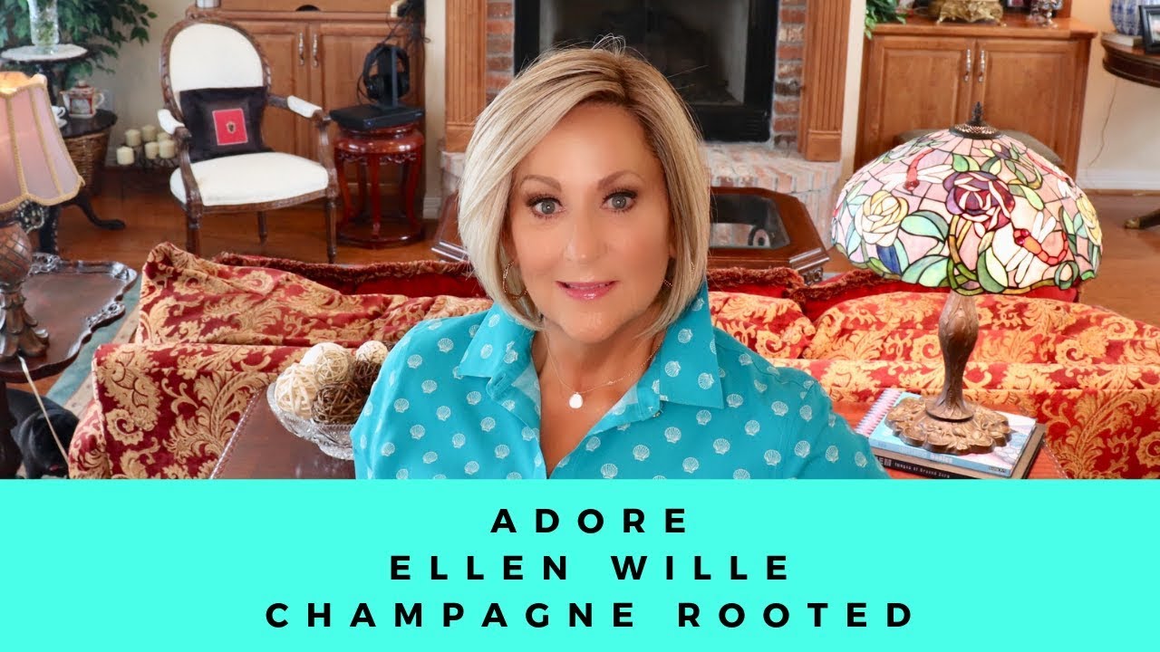Ellen Wille ADORE wig review | Champagne Rooted 22.16.25 | Crazy Wig Lady