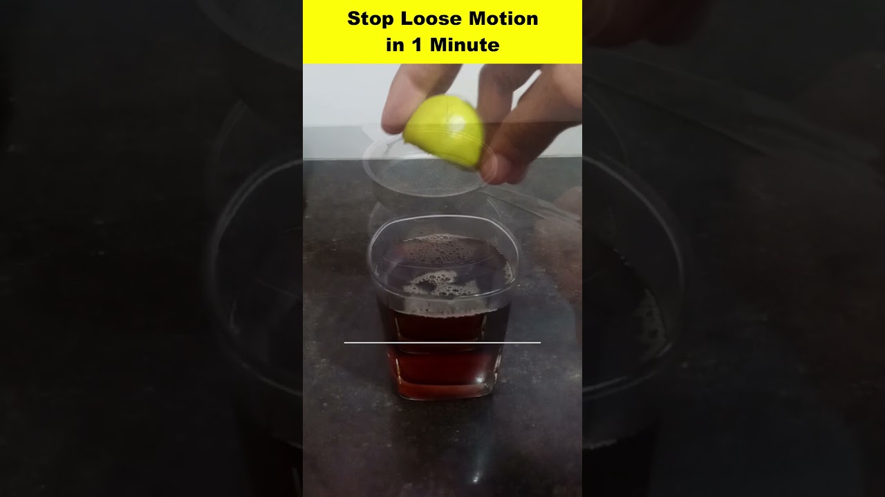 How to Stop Loose Motion in 1 Minute #shorts #stoploosemotion #howtostoploosemotion