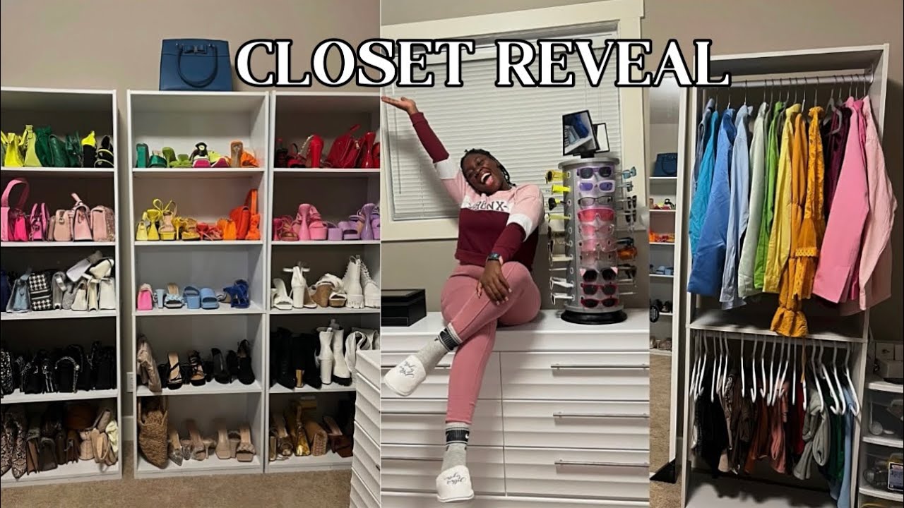 MY WALK IN CLOSET TOUR | Turning my 2nd bedroom into a closet 