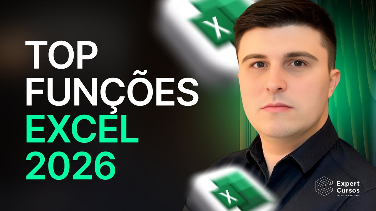 Top Funções Excel 2026 | Domine as Fórmulas Mais Usadas do Excel