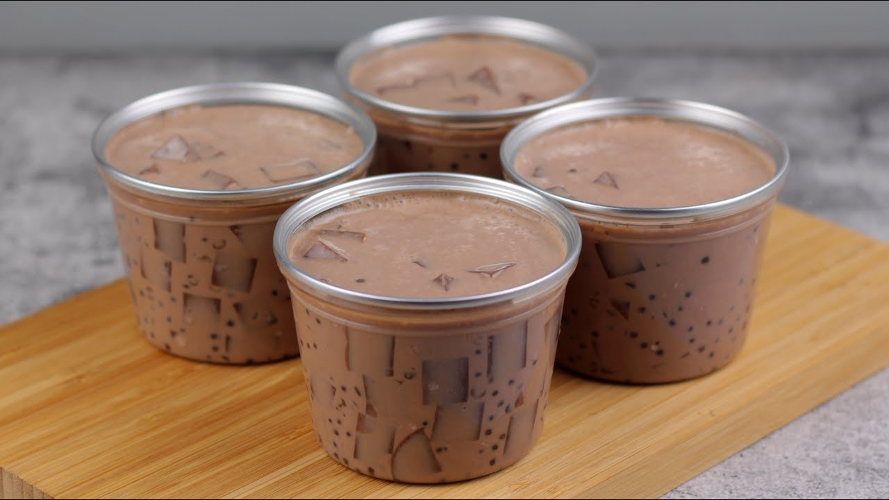 Easy Dessert Ideas To Sell! Delicious and Creamy Milo Jelly Sago In Cups!