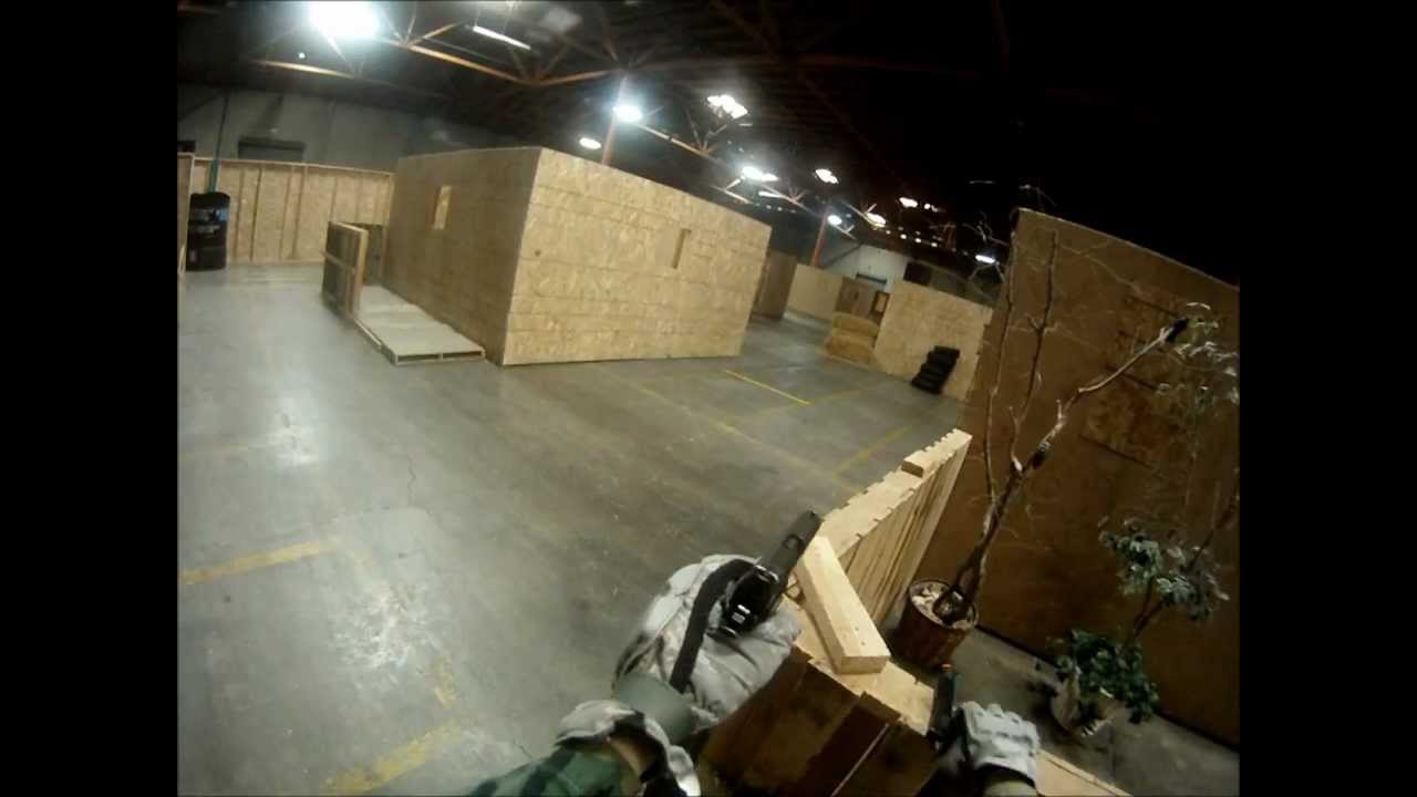CQB Airsoft 4/21/12 (P90 WE 1911 MEU ICS M4)