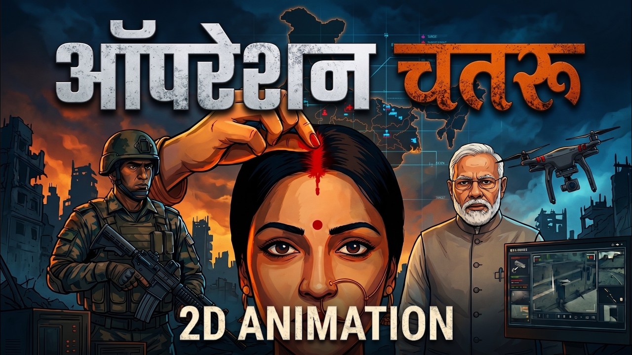 कैसे 20 बार चकमा देने वाले आतंकी का 3 Para SF ने किया अंत! | Operation Chatroo | 2D Animation