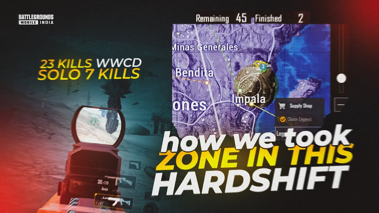 Solo 7 kills | 23 kills WWCD | How we managed hardshift | GEmanya | Global Esports