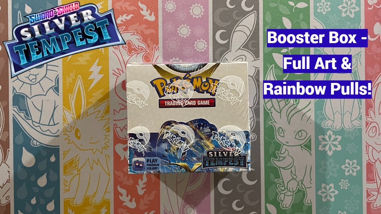 Pokemon Silver Tempest Booster Box Opening - Good Full Art & Rainbow Pulls!
