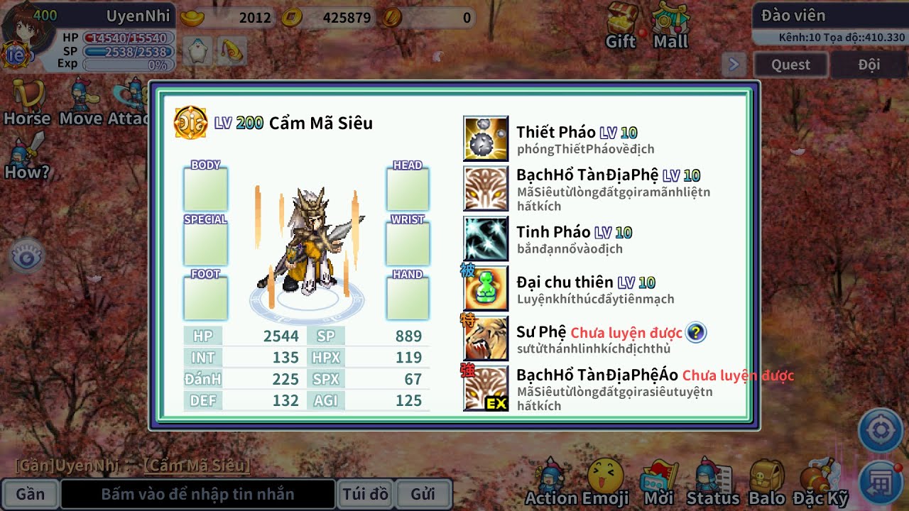 Skill - Cẩm M&atilde; Si&ecirc;u | TS Online Mobile