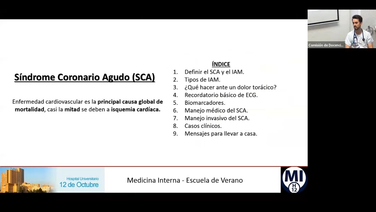 Síndrome coronario agudo - Escuela de Verano 2023