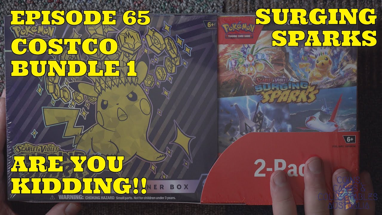Ep 65 - Surging Sparks - Costco Bundle 1 - Are You Kidding!? #coinscardsandcollectablesaustralia