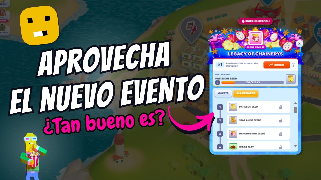 Tengo que gastar mis CFB acumulados en este Evento de Progresión de Chainers