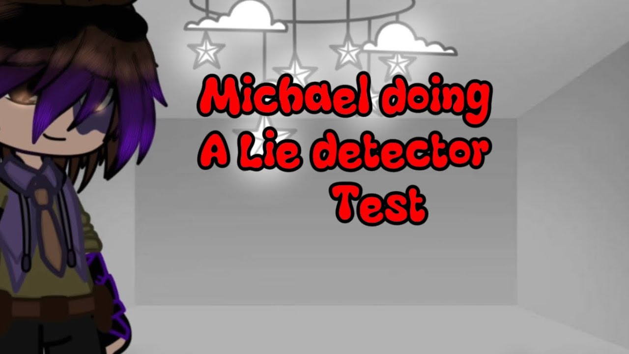 Michael Afton doing a lie detector test 
