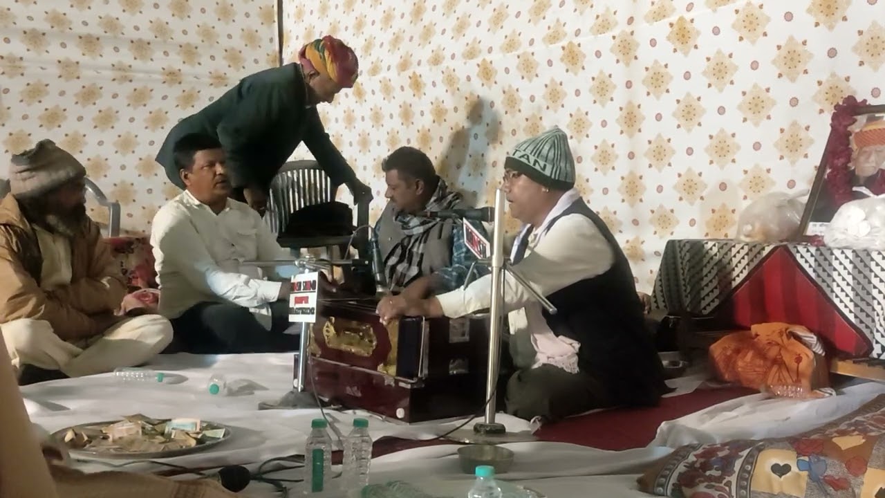 भजन गायक रोशन जी रिदम धीरज लवेरा खुर्द