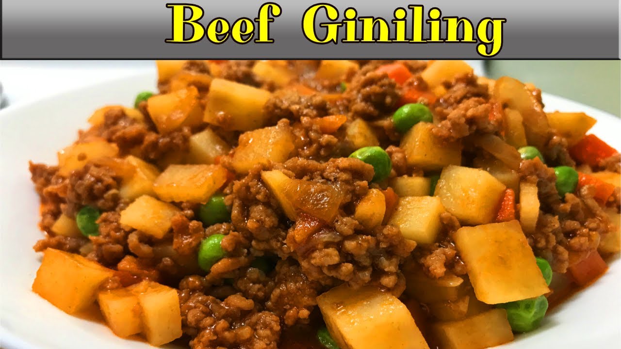 Beef Giniling | Picadillo | Easy to Cook | Filipino Recipe