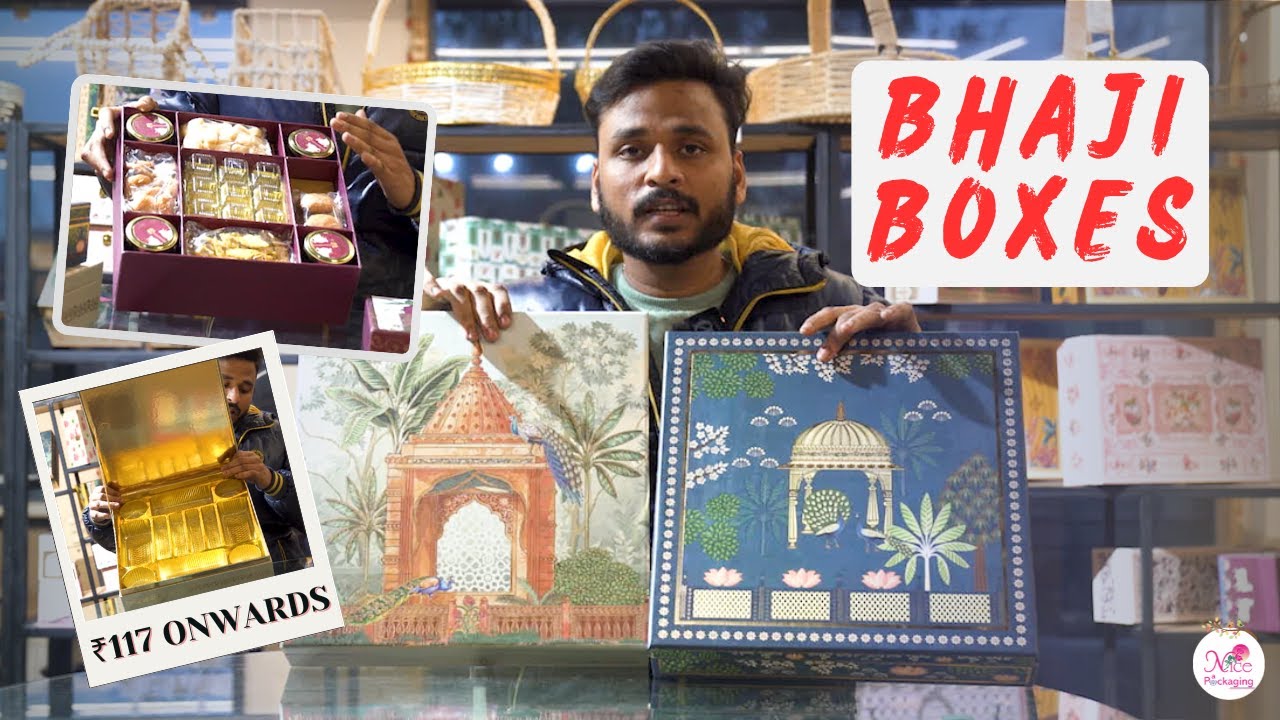 Get Bhaji Box Wholesale & Sweet Box Manufacturers at the Best Rates – Order Now | Nice Packaging