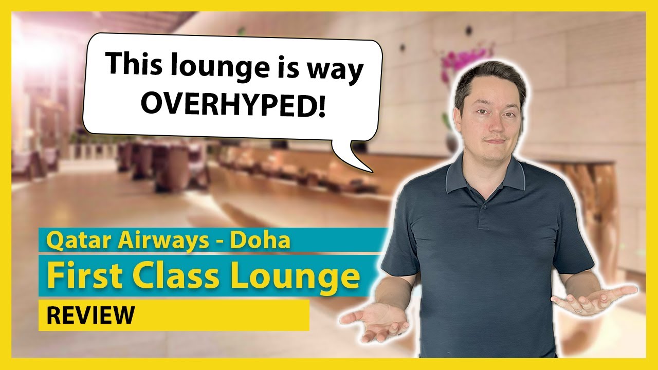 Qatar Al Safwa First Class Lounge | It's like a MUSEUM... do we want that?