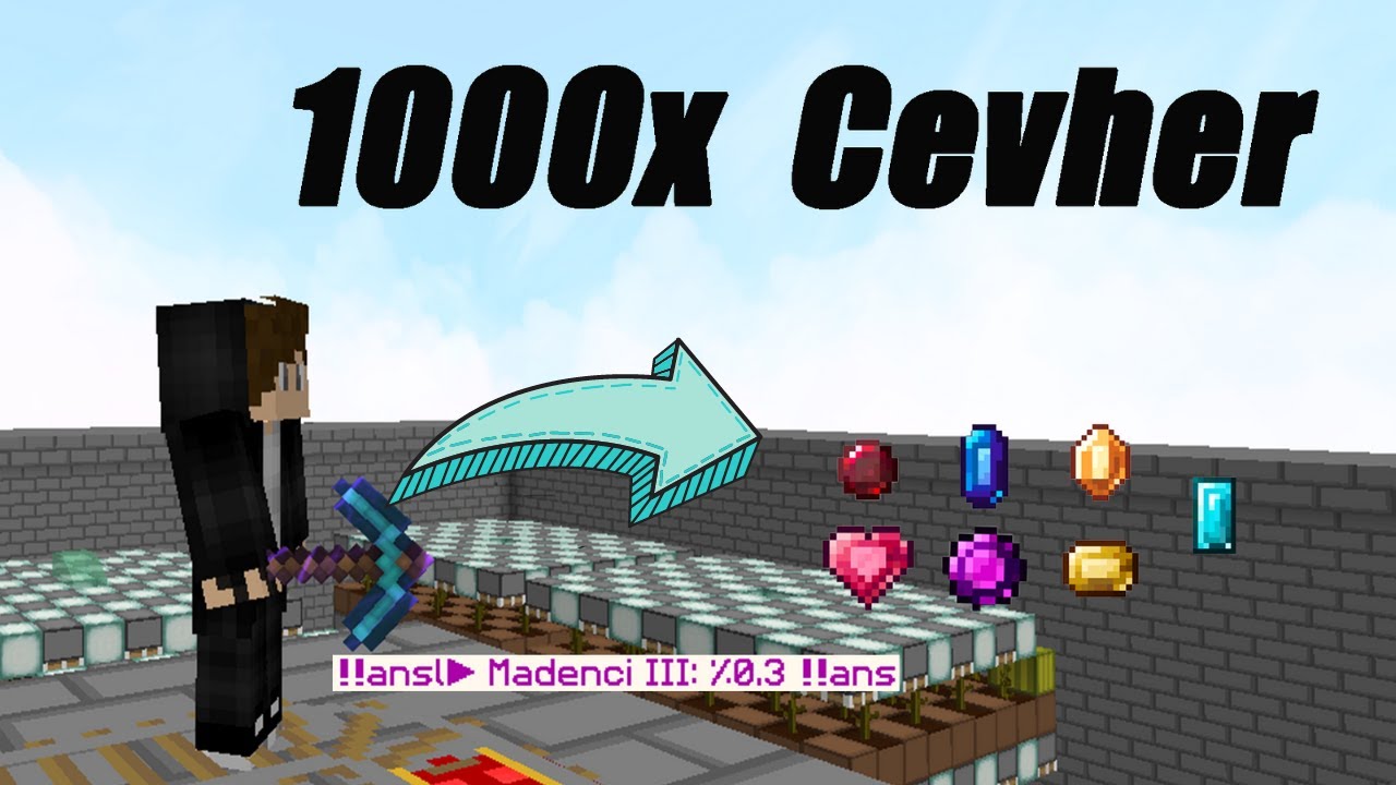1000 Adet Cevherden Gem Çıkar mı?  Minecraft SonOyuncu Titanyum