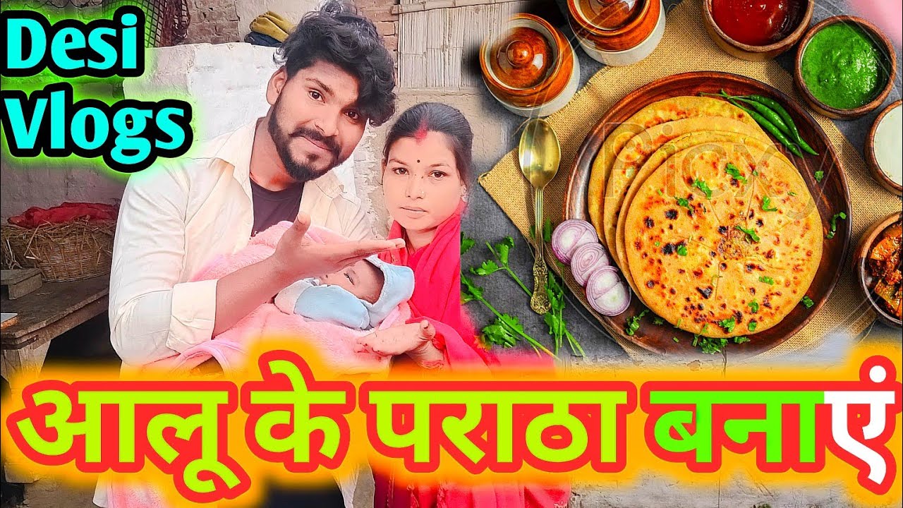 देसी आलू के पराठा कैसे बनाएं 🤤 | aalu ke puri kaise banaye  #recipe #vlogs #home #viralmanishaamit