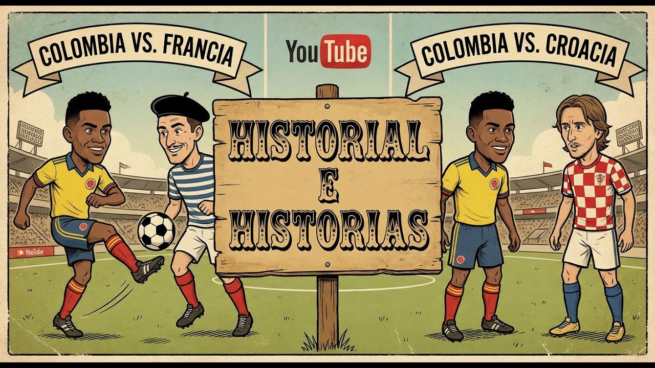 ¡HISTORIAL E HISTORIAS: Colombia vs Francia y Croacia! La Tricolor desafía gigantes europeos 🇨🇴🆚🇫🇷🇭🇷