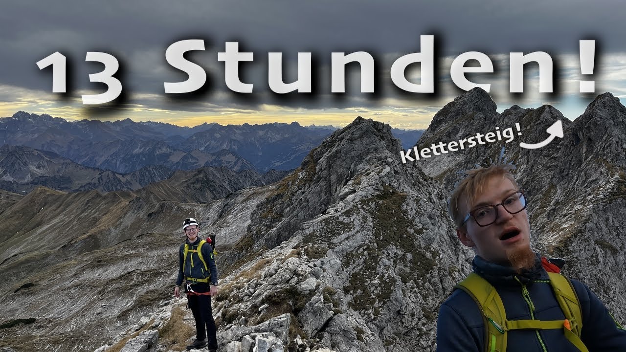 Rennen gegen die Zeit! | Hindelanger Klettersteig | Wandern Nebelhorn | Schmob