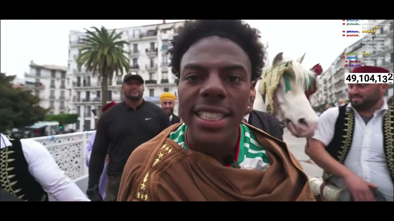 ISHOWSPEED about to shot a gun in “Algeria”🤯!!!