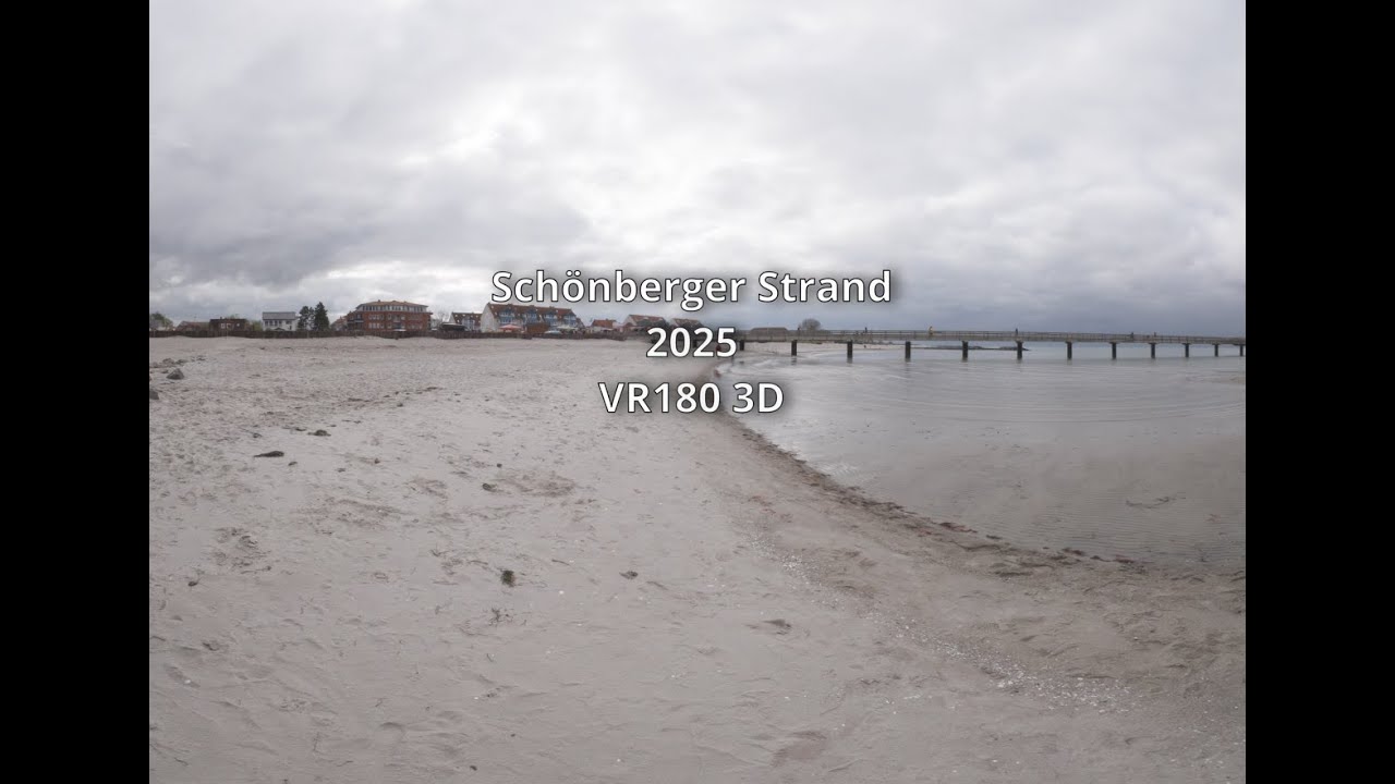 Sch&ouml;nberger Strand in Holstein 2025 (VR180 3D 8K)