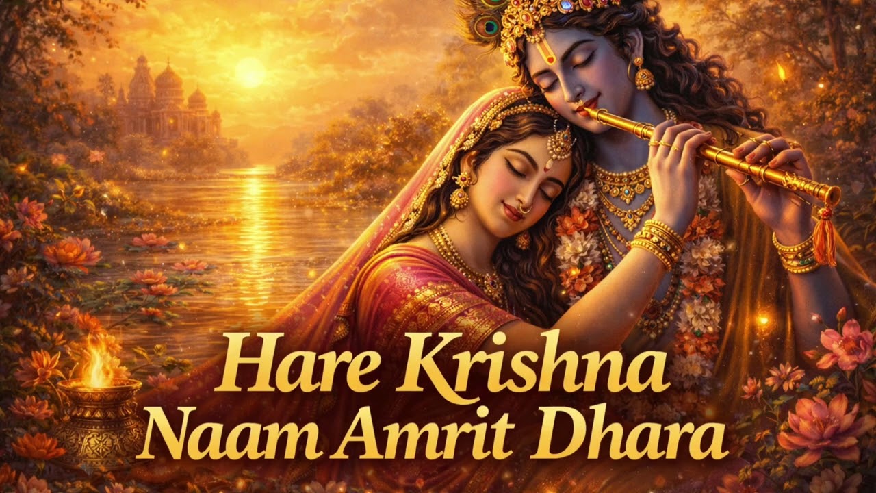 Hare Krishna Naam Amrit Dhara | Peaceful Krishna Bhajan | Radha Krishna Devotional Song | TRP Music