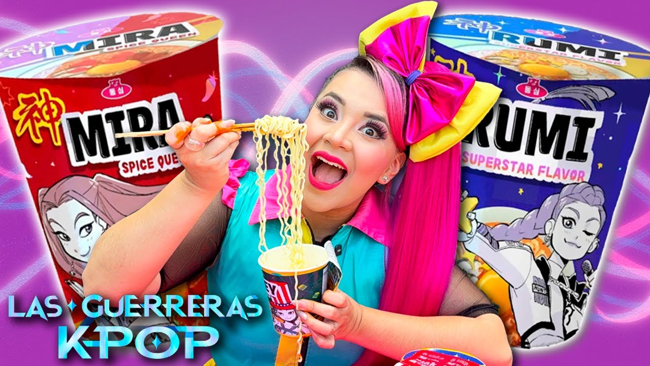 COMPRÉ RAMEN GUERRERAS KPOP / Demon Huntrix !!