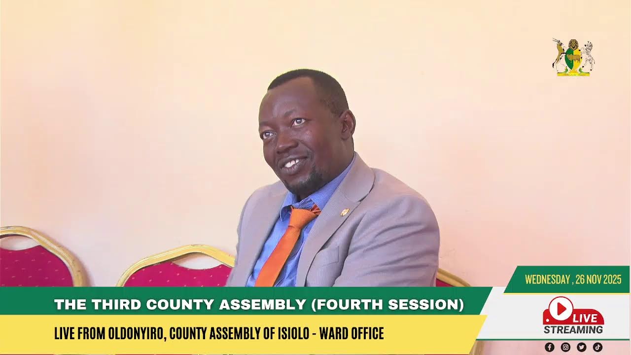 County Assembly of Isiolo Live Stream