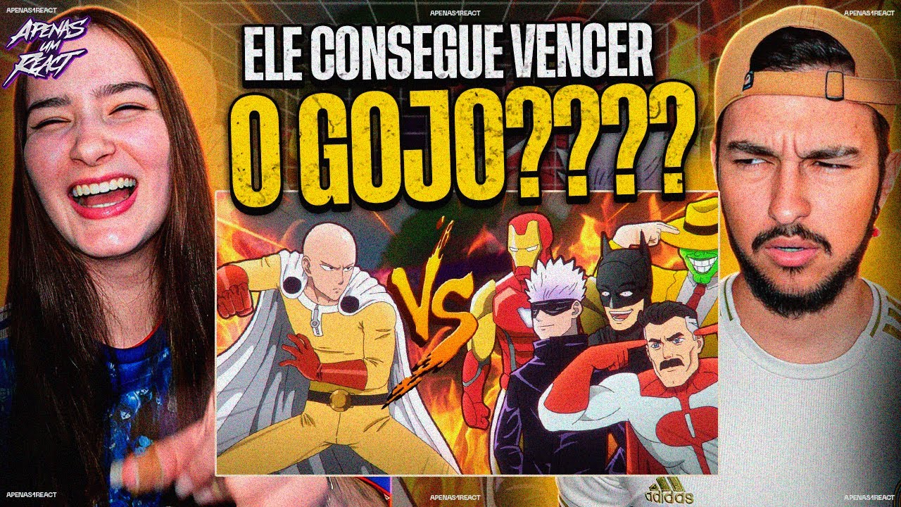 Apenas um react | Saitama vs todo mundo 2 | Voice Makers (animação)