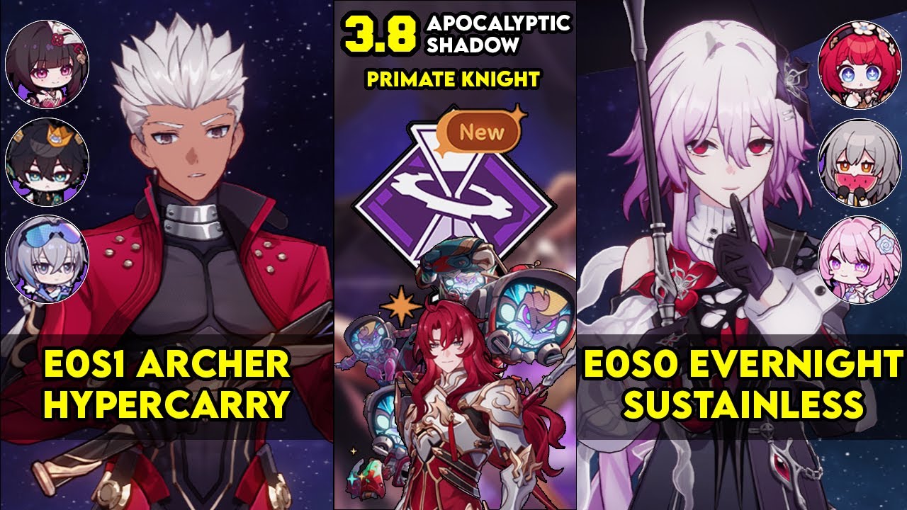 Apocalyptic Shadow 4 | E0S1 Archer x Silver Wolf & E0S0 Evernight Sustainless | Apoc 4 | HSR