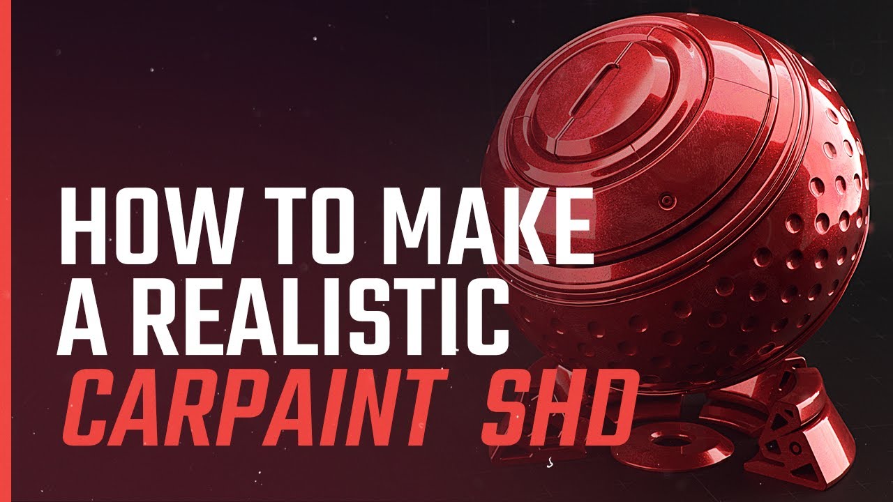 How To Create a REALISTIC Carpaint SHADER with MAYA & ARNOLD