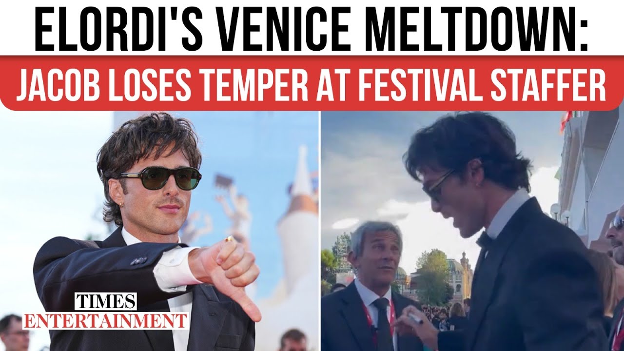 Jacob Elordi LOSES His COOL In Venice: Euphoria Star's Furious Outburst Caught On Cam | WATCH