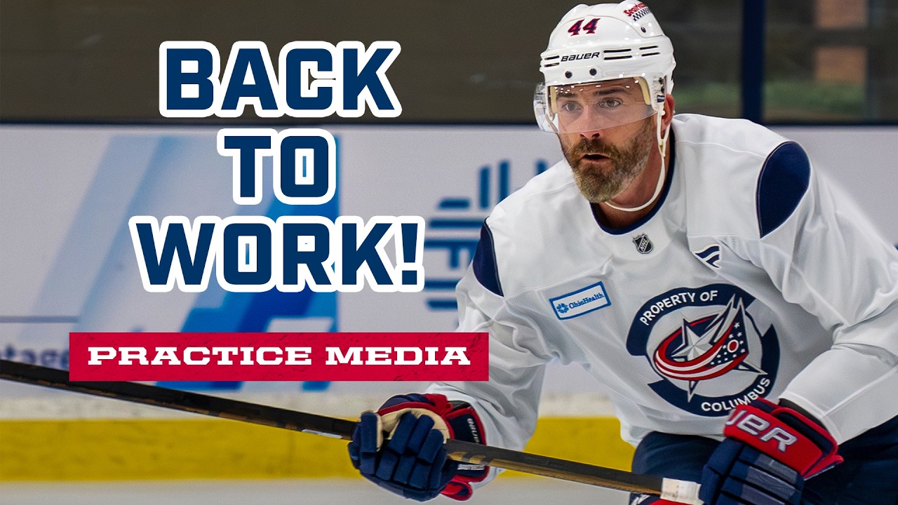 THE BOYS ARE BACK IN TOWN! 💥 The Blue Jackets Went Back To Work After The Olympic Break!