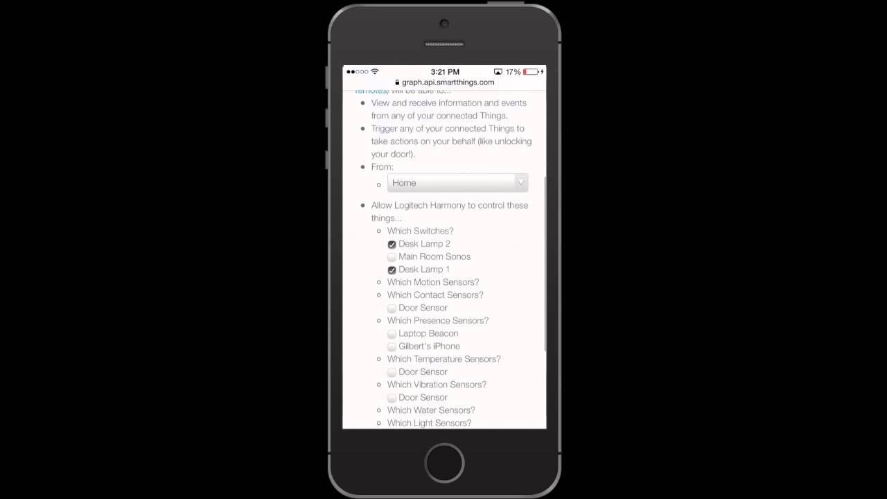 How to: Set up Logitech Harmony with SmartThings