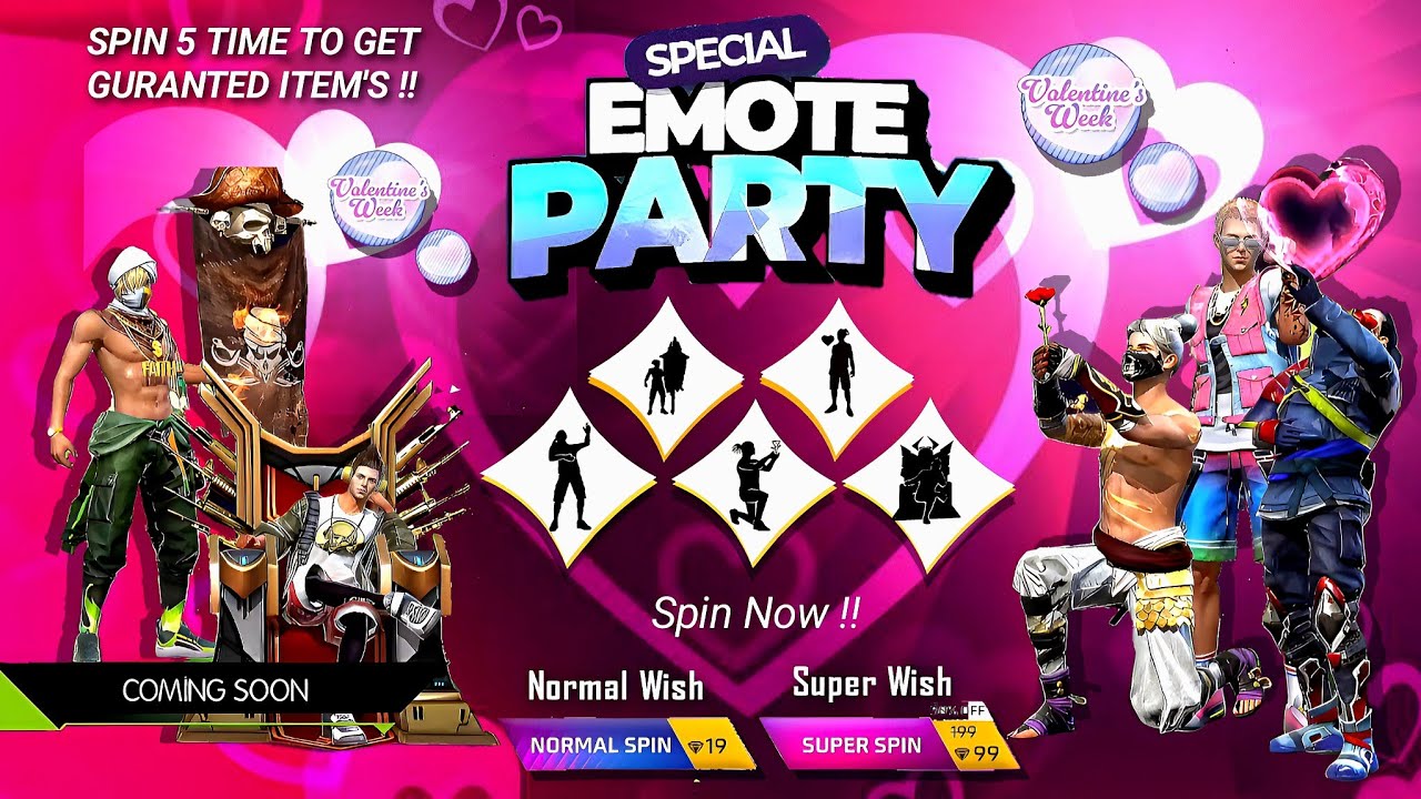 Emote Party Event Free Fire 2025🥳🤯 | Free Fire New Event | Ff New Event | Ff New Event Today