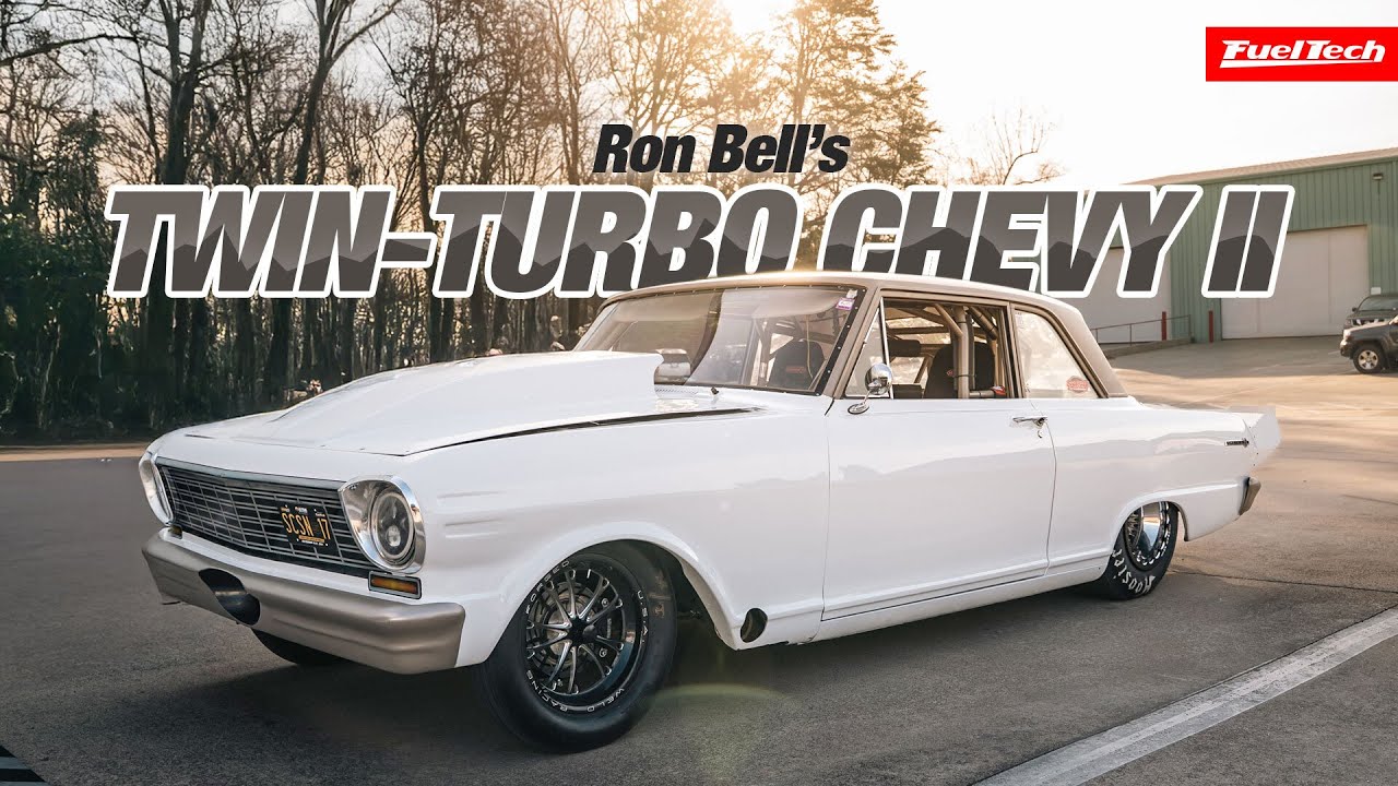 Ron Bell’s Twin Turbo LS 429 Noonan Chevy II Hits the Dyno! | FuelTech Education Edition
