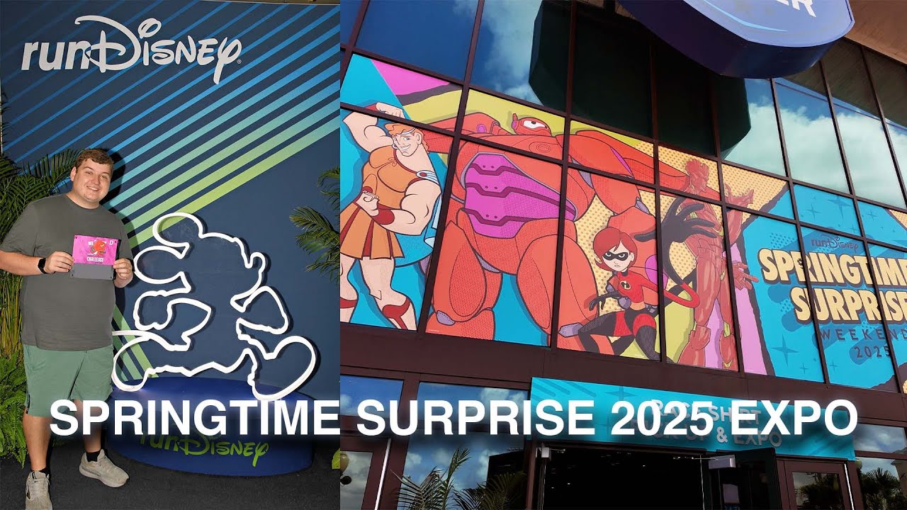 Springtime Surprise Expo 2025 - Brooks x runDisney Shoe Drop, Merchandise & Expo Overview + Tips!