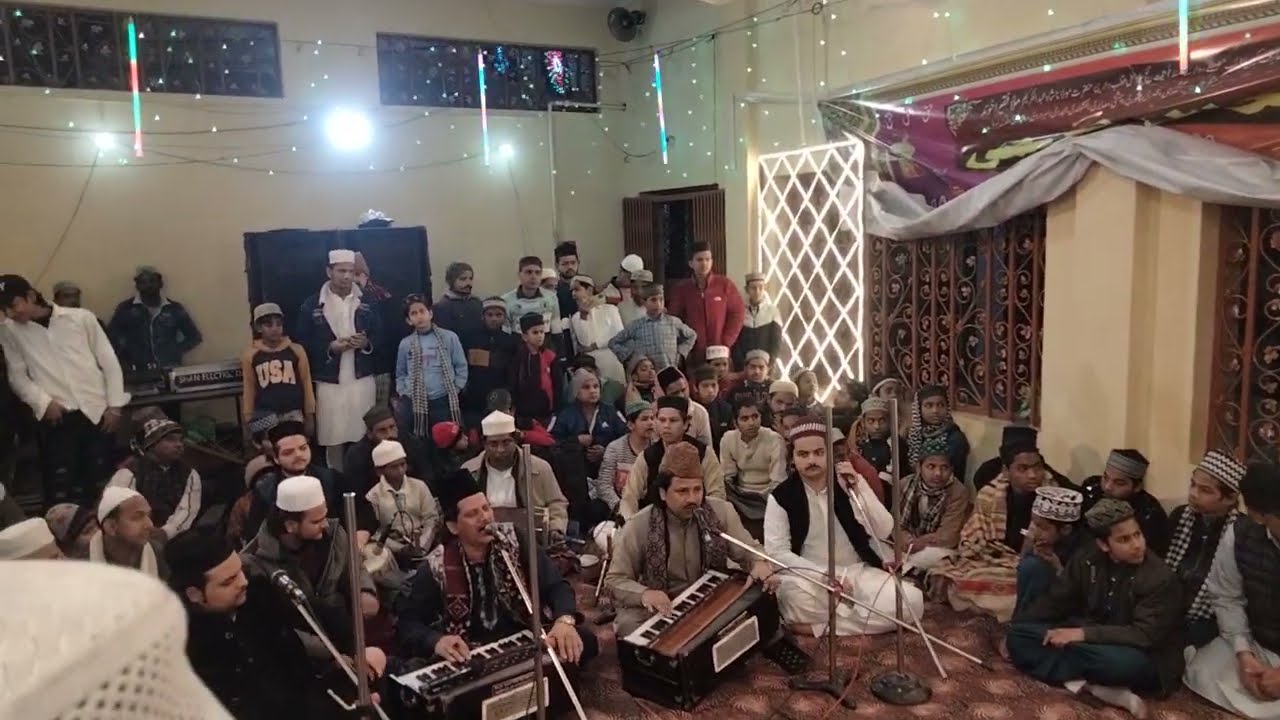 Qawwali Mehfil e sama\ Mullah Sahab Ziyarat Halqe Wali Rampur Up by raja sarfaraz darbari qawwal 